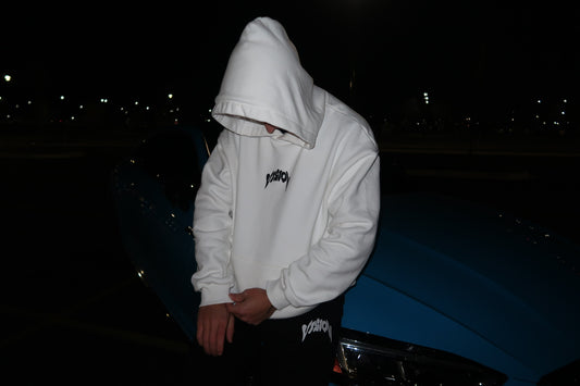 OVERSIZED “WHITE” VIZN HOODIE