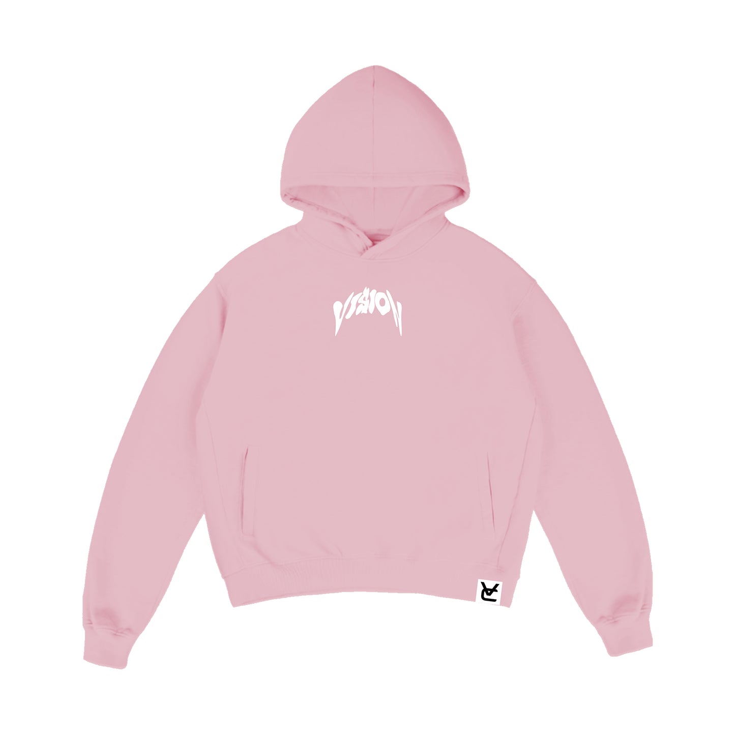 OVERSIZED "LIGHT PINK" VIZN HOODIE
