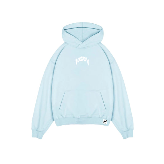 OVERSIZED "BABY BLUE" VIZN HOODIE